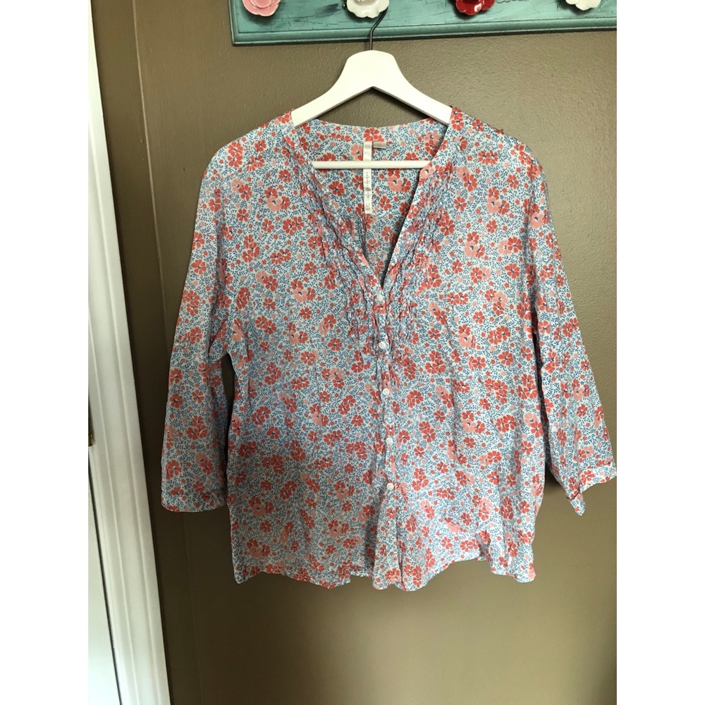 Lauren Conrad Floral Blouse